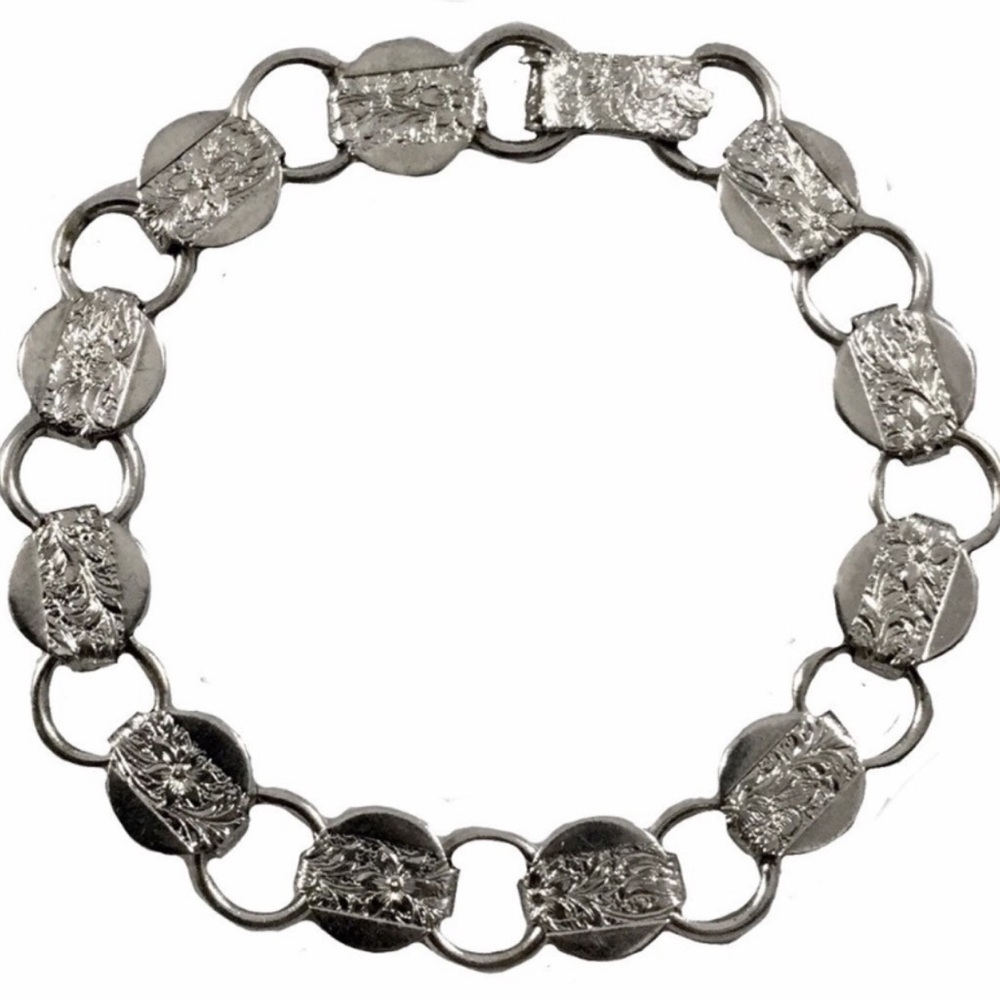 Vintage Sarah Coventry  Silver Plated Link Bracelet